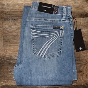 NWT 7 For All Mankind Tailorless Dojo Jeans 7FAMK